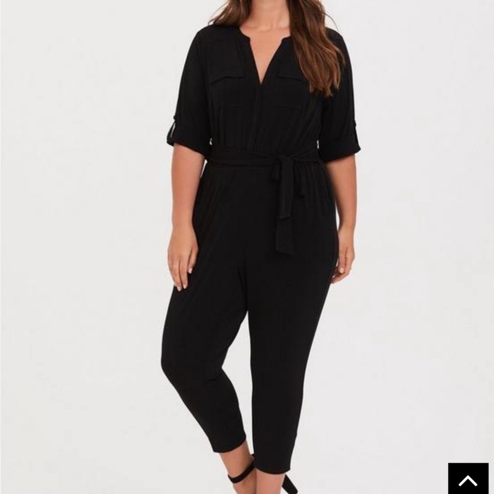 Torrid Classic Black Jumpsuit